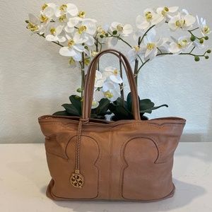 Authentic Tory Burch Amalie Simple Tote in Nutmeg